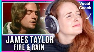 Vocal Coach reacts to and analyses James Taylor - Fire And Rain