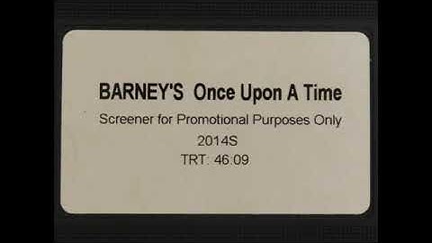 Barney’s Once Upon A Time Credits Comparison (Screener vs. Final Version) - Upcoming!!!!!!!