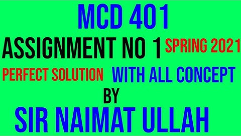 MCD401 assignment no 1 solution 2021|MCD 401|assignment 1|Filters|UV|polarizing|Focus|solution.