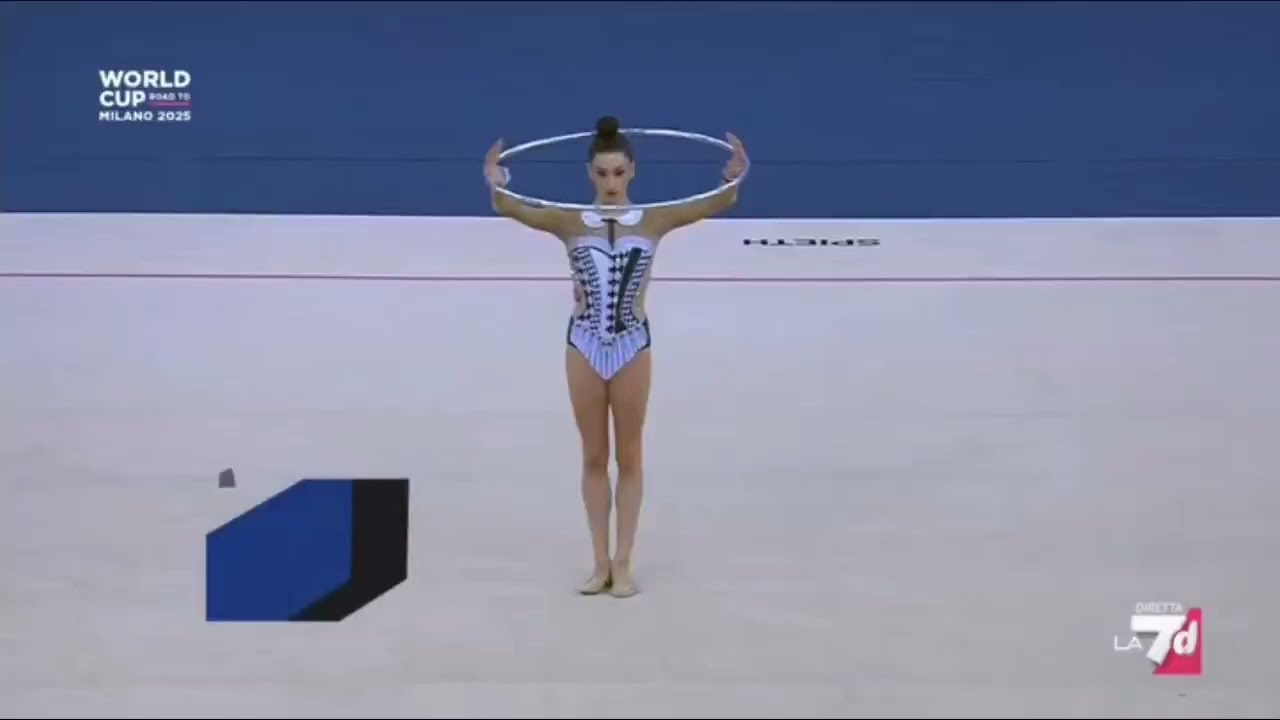 Hatice Gokce Emir TUR Hoop Final (28.200) 2025 World Cup Baku Azerbaijan #rhythmicgymnastics