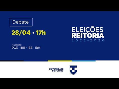 LIVE | Eleições Reitoria 2022-2026 | DEBATE UNITAU
