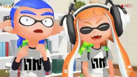 【MMD】Splatoon 「WANNABE」Orange x Blue