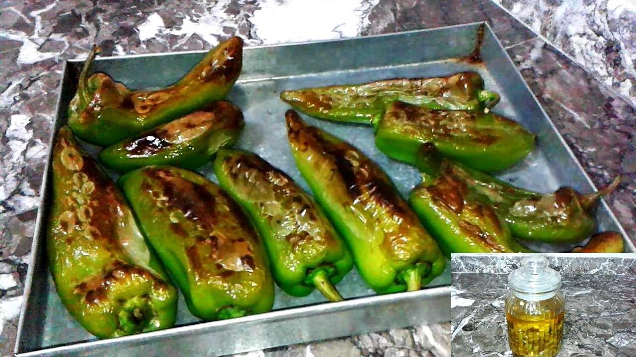 فلفلة مشوية في الفرن ومرقدة بمذاق ررررائع و لذيذ جدا