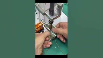 Automatic soldering wire on circuit board pcb