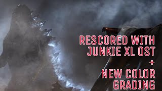 Godzilla (2014) - Atomic Breath Reveal - Rescored with Junkie XL theme and color-corrected