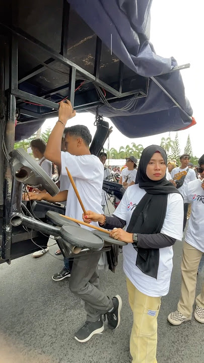 Pemain drum cewek #iramadopangterbaru #niadirga Nia Dirgha irama Dopang