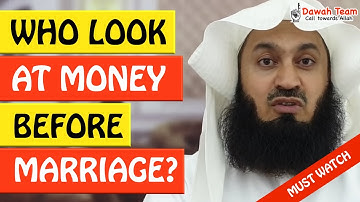 🚨WHO LOOK AT YOUR MONEY BEFORE MARRIAGE🤔 ᴴᴰ - Mufti Menk