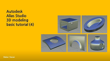 Autodesk Alias Studio / AutoStudio 3D Modeling Basic Tutorial / Product Design