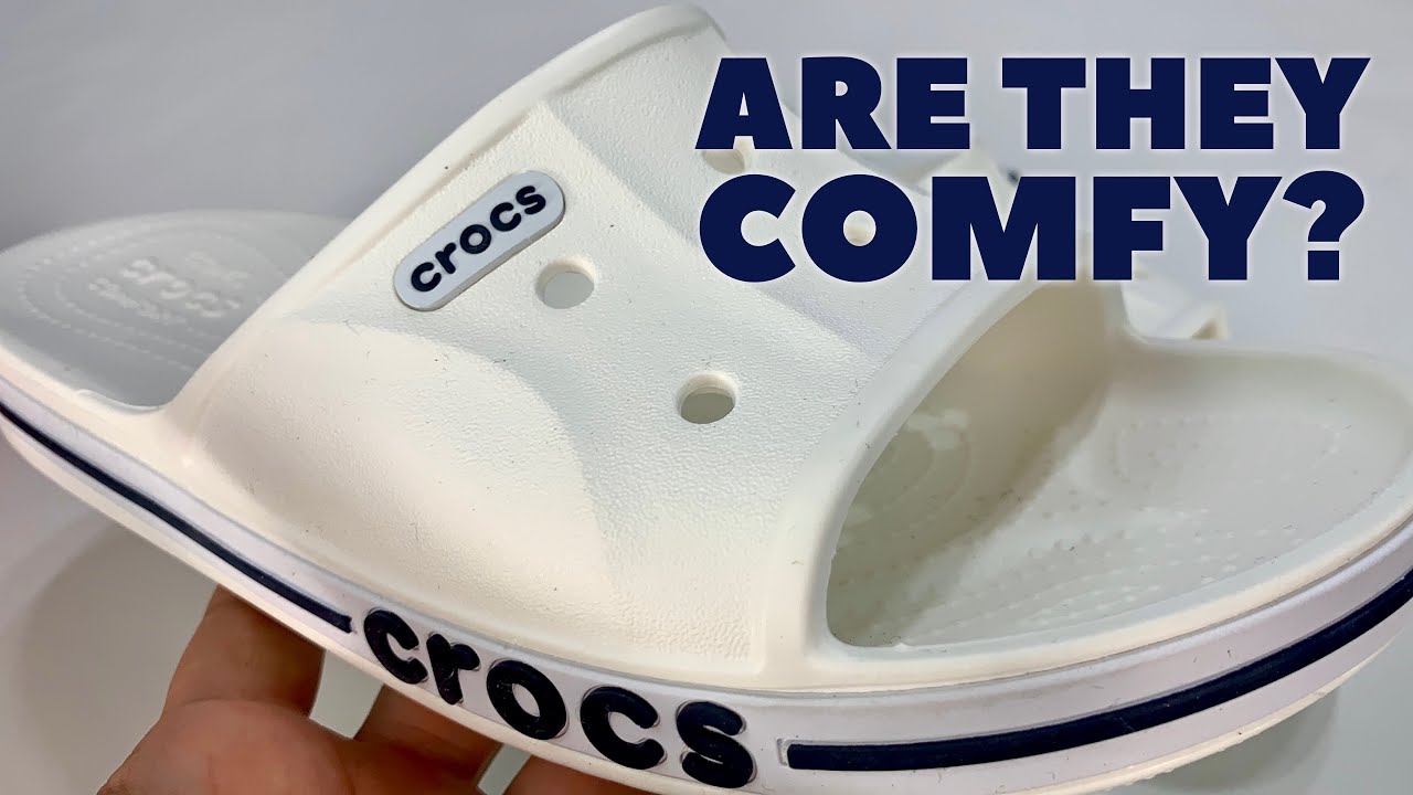 Are the Bayaband Slide Crocs Slippers Comfortable? - YouTube