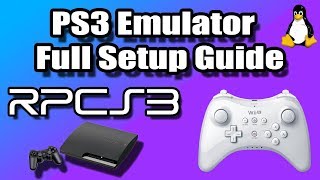 Connecting A Nintendo Wii U Pro Controller To RPCS3 Linux (PlayStation 3 Emulation On Ubuntu)