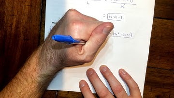 Difference Quotient Example 3