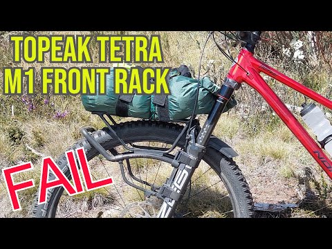 Sagging issue - Topeak Tetrarack M1 Front Rack - YouTube