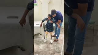 #prosthetics #artificial #hassanzarar #viral #shorts #orthoticsandprosthetics #orthotics #walk leg