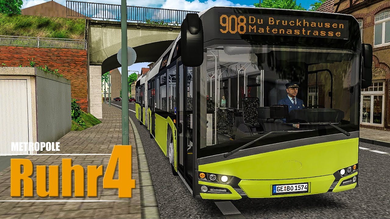 OMSI 2: Metropole Ruhr #4: Meine Meinung zur Map auf der Linie 908 nach Duisburg! | BUS-SIMULATOR