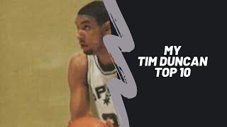 Information My Tim Duncan Top 10 Trading Cards #croatiantwins Update