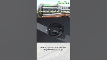 Circular connectors feature IP67 protection for reliable transmission in any environment.