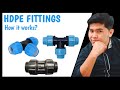 How to connect pe coupler fittings  basic plumbing