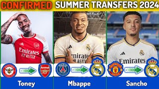 🔴NEW CONFIRMED SUMMER TRANSFERS AND RUMOURS✅ Mbappe, sancho to real madrid, ivantoney to arsenal