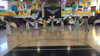 AHHS VSA multicultural rally 2018: Fans and ribbon dancing