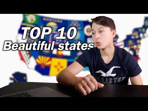 Japanese Reacts to Top 10 MOST BEAUTIFUL STATE in America