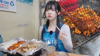 일본인아내를 눈뜨게 한 연탄 산곰장어 (부산)