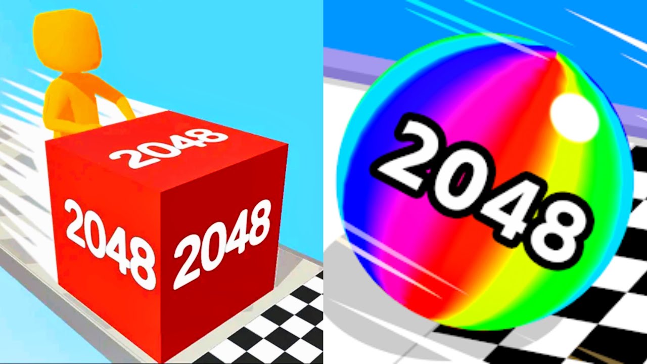 Ball Run 2048 vs 2048 Run 3D - All Level Gameplay Android.iOs Mobile Game.Esc32