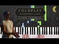 Coldplay  everyday life albumlive version  piano tutorial