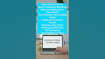 The Secret That’s Changing Network Marketing Forever. 🚀  Powerline Team Building Engine!