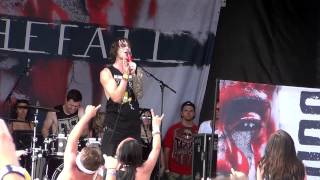 blessthefall - You Wear A Crown, But You're No King - Live at Warped Tour Chicago 2013