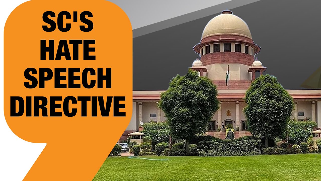 Hate Speech: SC Cracks Whip | SC's Latest Take On Hate Speech | News9