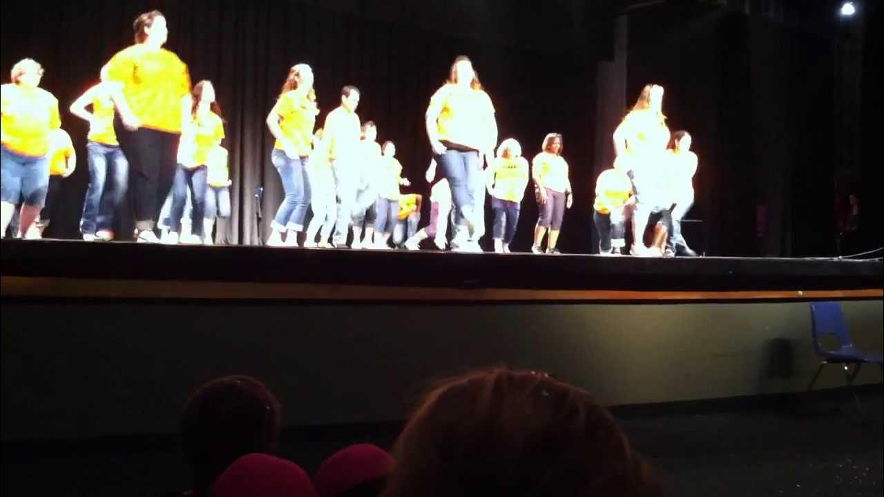 Parkside Talent Show Teacher Dance 2013 YouTube