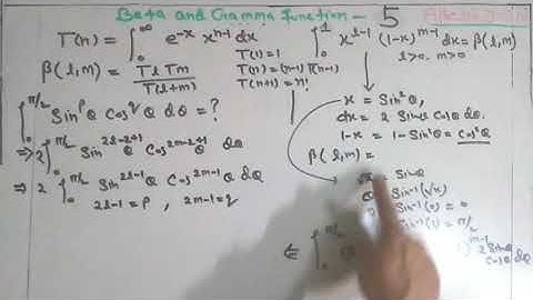 Beta and Gamma Function 5 | Advance Engineering Mathematics | Integral Calculus | NPTEL l Maths