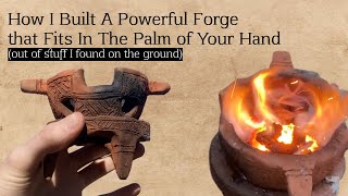 Making a DIY Metal Smith's Forge that Fits in The Palm of Your Hand