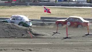 NM Rallycross Momarken. Super Historisk 1 omg 1 heat. 2022