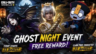 CODM Ghost Night Event FREE Character Confirmed! 👻🔥 | August 13