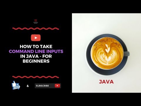 How To Take Command Line Inputs In Java - For Beginners