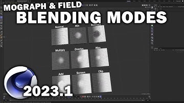 Cinema 4d 2023.1: Mograph & Field Blending Modes Explained!