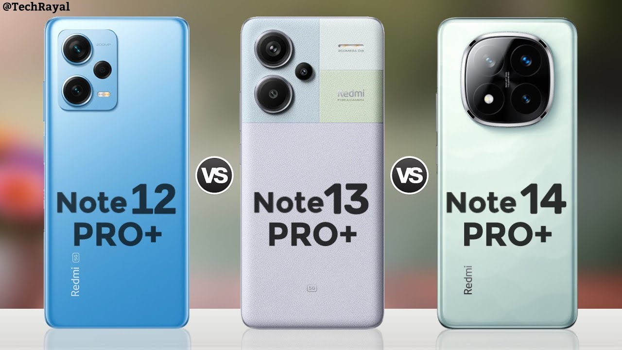 Redmi Note 12 Pro Plus vs Redmi Note 13 Pro Plus vs Redmi Note 14 Pro ...