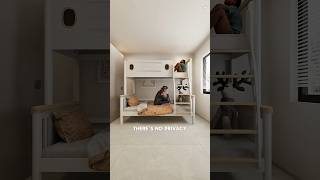 The Smartest Shared Bedroom Layout For Two Growing Kids #shorts
