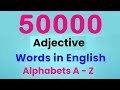 50000 Adjective Words In English Part 1 Betterlearning