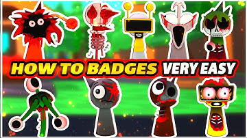 Roblox | How to get all Badges in Sprunki Simulator 3D - PHASE 3 ANIMATED