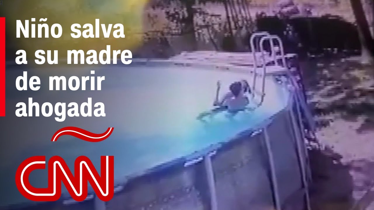 Niño de 10 años salva a su madre de morir ahogada - YouTube