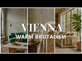 The Velvet Brutalist Sanctuary in Vienna: Warm Concrete & Luxury Textures – Elegant Cello Solo | 4K
