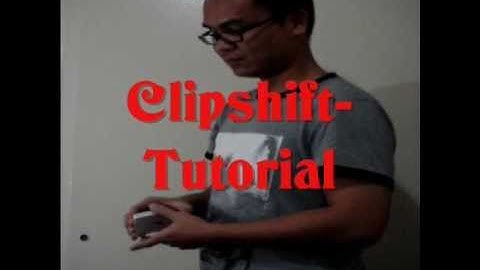 Clipshift-Tutorial