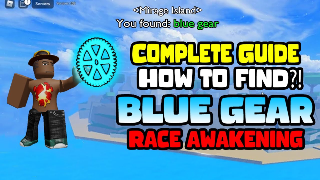 Complete Guide How To Find The Blue Gear For Race Awakening Blox