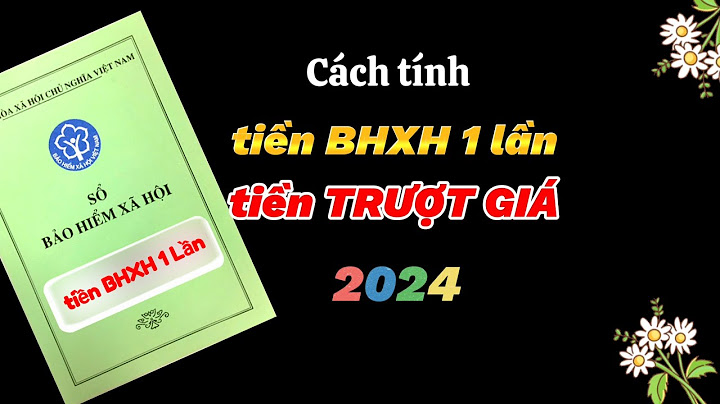 Thanh toán tiền bảo hiểm xã hội 1 lần năm 2024