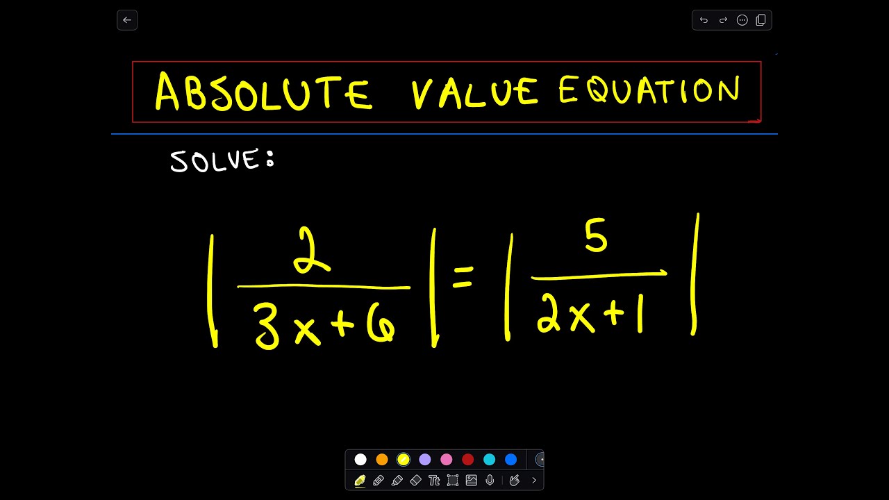 solving-absolute-value-equations-containing-two-absolute-value