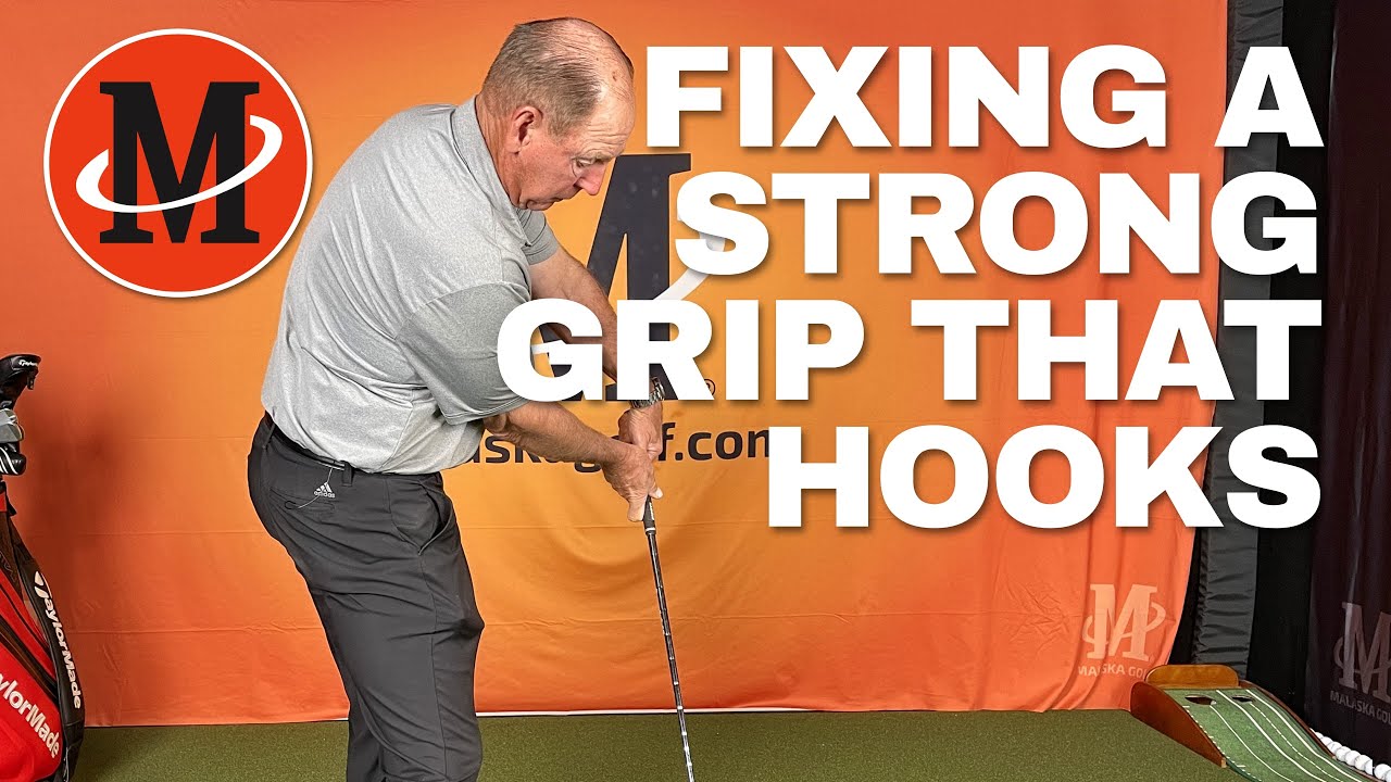 Fixing A Strong Grip That Hooks // Malaska Golf 