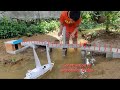 Construction of suspension bridge