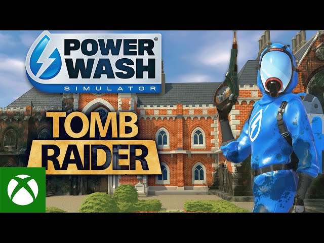 PowerWash Simulator: Tomb Raider cover or packaging material